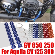 For Hyosung Aquila GV300 GV300S GV125 GV650 GV250 GV 300 650 Accessories Exhaust Muffler Pipe Guard 