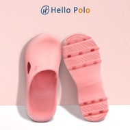 Hello Polo รองเท้าแตะ รองเท้าแตะหัวโต พื้นนุ่มมาก ส้นหนา 4 ซม เบาสบาย กันลื่น รองเท้าแฟชั่นผู้หญิง ทุกโอกาส ผู้หญิง เหมาะกับฤดู HP8006W
