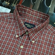 Kemeja Flanel Lengan Panjang MICHIKO LONDON Second Original Ukuran LL - FLPMIC001L