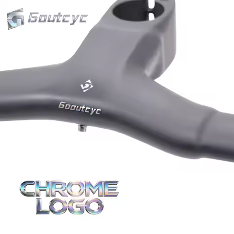 Road Bike Handlebar Creston iC SL X GOOUTCYC Chrom LOGO Road Bike Carbon Integrated Cockpit for SCOT