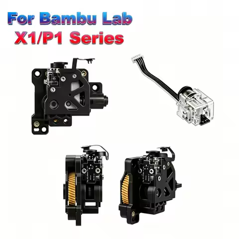 NEW Hardened Steel Extruder Unit For Bambu lab P1/X1 Series Extruder For P1S P1P For Bambu lab Hoten