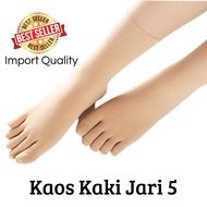 Kaos Kaki Jari 5 Bahan Stocking Tipis Strech Kaus Kaki 5 Jari Terpisah Import Premium Diatas Mata Ka