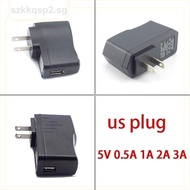110-240V USB Adapter 5V 1A/1000mA Compatible 5V 0.5A/500mA 2A 3ACharger US Plug Converter Adapter  S