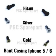 Iph 5G 5S 5C 6c 6G 6S 6P Casing Bolts 2pcs Contents - 5-star Pentalobe Bolt 0.8