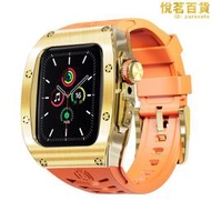 適用手錶49mm金屬保護殼apple watch44/45mm一體不鏽鋼保護套