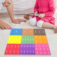 [Figatia] 22x Magnetic Rainbow Fraction Tiles, Visual/Tactile Learning Magnetic Tiles