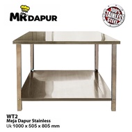 Mrkitchen WT 2 Kitchen Stainless Steel Table