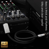 HiFi 6.5mm to Dual 6.5mm Audio Cable Hi-end OCC Core Carbon Fiber Gold Plated Plug Stereo 6.5 TRS to