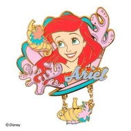 預訂 日本立體可動徽章 迪士尼公主 Disney Princess Pin 安娜 愛莎 艾莎 貝兒 白雪公主 愛洛 樂佩 茉莉Anna  Elsa Belle Snow White Aurora Ra