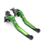 Motorcycle Adjustable Folding Brake Clutch Levers Folding Extendable Adjustable CNC Aluminum For Kaw