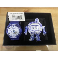 GA-2100BWP-2APFQ (item jam + Gman) Tmj Blue Dragon china set gshock original