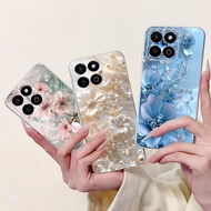 Casing For Honor X7C Case ALT-NX1 ALT-LX2 New Fashion Flower Butterfly Soft Silicone TPU Back Cover 