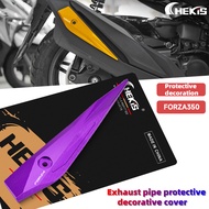 Chekis for HONDA FORZA350 NSS350 Modified exhaust pipe protective cover anti-scratch decorative acce
