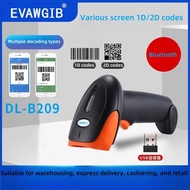 【SG STOCK】Bluetooth QR Code Scanner Wired Barcode wireless bluetooth Scanner Cashier Scanner