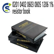 full series empty book Sample Book Kit smd resistors 0R~10M 170values x50pcs x25pcs 1% 0201 0402 060