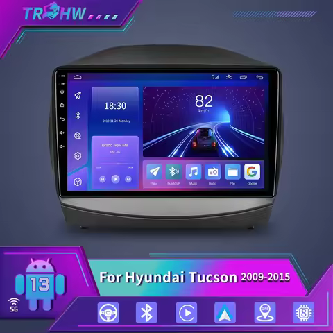 For Hyundai ix35 Tucson 2 LM 2009-2015 Car Multimedia GPS 2din 4G Wireless CarPlay Android 16 Auto R