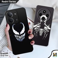 HP Redmi 15C 4G Case Redmi 14C 4G & 5G/ Redmi 13C 4G & 5G/ Redmi 12C 4G/ | Venom Motif | SoftCase Re