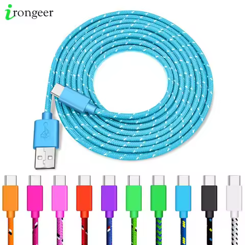 USB Type C Cable Fast Charging USb C Cables Type-c Data Cord Charger USB C For Samsung S9 Note 9 Hua
