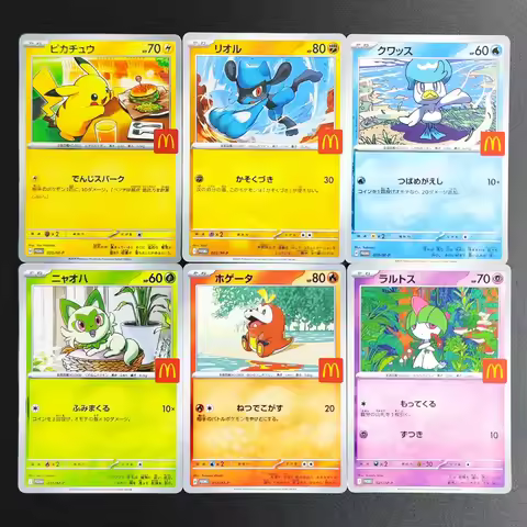 6Pcs.2025 DIY Pokemon Card Limited Pikachu Collection Cards Proxy In Japanese Version RARE Single Ca