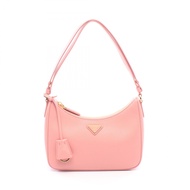 【สินค้ามือสอง】 ปราด้า PRADA กระเป๋าสะพายไหล่ SAFFIANO LUX สีชมพู หนังซาฟเฟียโน่ Re-Edition 2005 มินิ