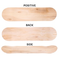 【ACT】-8Inch 8-Layer Maple Blank Double Concave Skateboards Natural Skate Deck Board Skateboards Deck Wood Maple