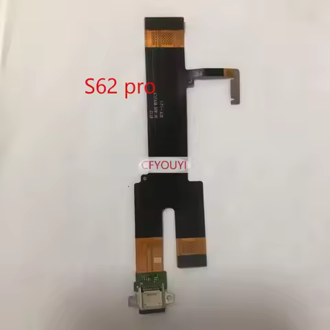USB Charging Port Board Dock Connector Flex Cable Replace Part for Cat S62 Pro S62Pro Volume Button 