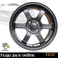 NEW SPORT RIM 15” RAYS TE37 15Inch 4,5H100/114(1set 4pcs)Proton Wira Perodua Alza Axia Myvi Bezza Ni