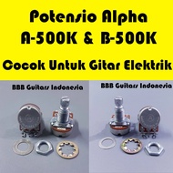 500K alpha A500K original Guitar & bass Potentiometer not CTS - B500K