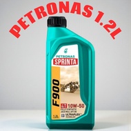 PETRONAS Sprinta Minyak Hitam 4T F900 10W-50 1.2 L FULLY Synthetic API SN JASO MA2 *SIRIM QAS