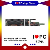 Keychron Low Profile LSA Dye-Sub PBT Full Set Keycap Set, New York (133 keys), PBT-71