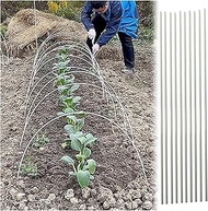 Garden Hoops Fiberglass Arch Garden Tunnel Hoops Support Stakes, Greenhouse Hoops For Row Covers, Ne