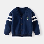 WELLKIDS boys cardigan sweater, Korean style baby sweater fall-winter 2024
