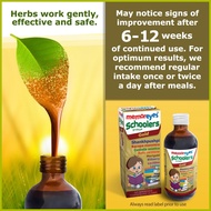 ❡ ◎ MemorEyes Schoolers Gold Syrup 120ml Brain Memory & Eye Supplement for Kids Plus DHA Lutein Vi