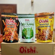 AMMY FOOD - oishi snack package 65g with all flavors of green beans, coconut water/spicy shrimp/shri