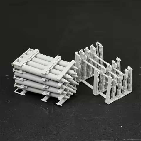 1/16 1/35 Scale Tiger Tank Ammo Storage Rack 8.8 cm KwK 36 tank shell Resin Model Kit Wargaming Mini
