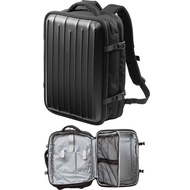 [Sanwa Direct] Hard Shell Backpack Lightweight Shock-Resistant 14L Expandable Design Fits 15.6-Inch 