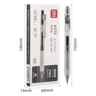 Hôp 12 Bút Bi Mực Gel cao cấp cho học sinh văn phòng Deli mực Xanh/Đen ngòi 0.5mm mực đều nét chữ đẹ