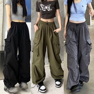 【READY STOCK AT Johor】 Hotgirl⭐ Fashion Straight Wide-Leg Pants Women Causal All-match