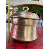 Idly pot tembaga antik/ periuk kukus tembaga idly