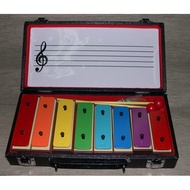 [Hualuxe Musical Instruments 53004] Advanced Ofo Colorful 8-Tone Music Bricks (With Staff Board, Not
