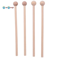 2 Pair Wood Mallets Percussion Sticks for Energy Chime, Xylophone, Wood Block, Glockenspiel and Bells