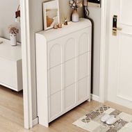 BW88/ Eco Ikea【Official direct sales】Shoe Cabinet Ultra-Thin Flip Cream Style Home Door Large Capacity Entrance Door Ent