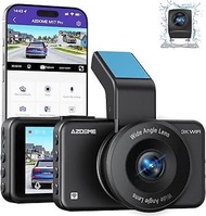 AZDOME ADAS Dash Cam Front and Rear 2K+1080P, Free 64GB Card, WiFi 6 Camera, Voice Control Car Camer