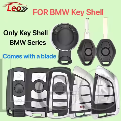 Car Remote Key Shell Comes with an uncut blade For BMW X1 X2 X3 X5 X6 x7 Z4 E70 1 3 5 7 Series F cha