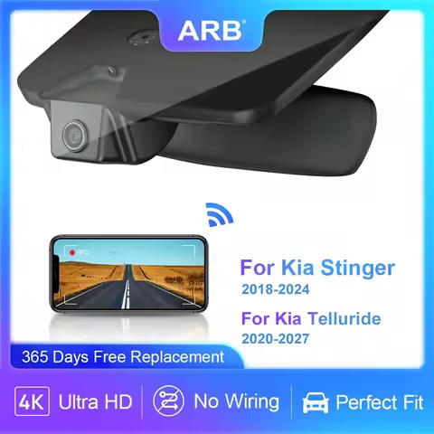 ARB 4K Dashcam for Kia Stinger 2018-2024, Original Factory Style Car Video Recorder Camera for Kia T