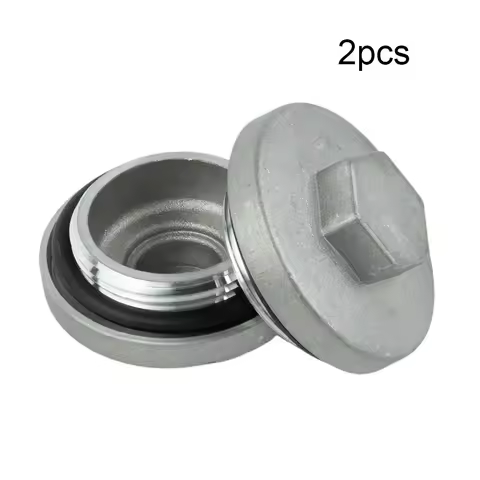 2pcs Engine Valve Tappet Adjustment Cover Cap O-Ring 17mm For Honda 12361-300-000 91302-001-020 M30x
