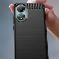 HITAM Softcase IPAKY Carbon OPPO A78 4G/5G A58 5G A74 A57 2022 A55 A54 A53 A52 A95 A92 A12 A5s A7 A1