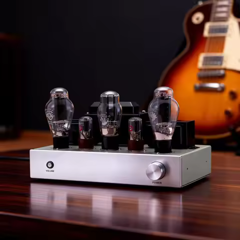 LINLAI 300B 8W 2.0 Vacuum Electronic Tube Amplifier Handcrafted Point to Point Single Ended 300B Tub