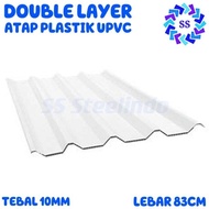 ATAP SPANDEK UPVC EVERTOP (BUKAN ALDERON) TWIN WALL - DOUBLE LAYER -