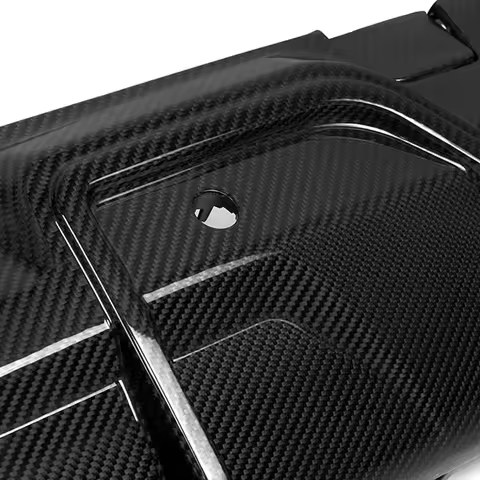 Real Dry Carbon Fiber Rear Diffuser Bumper Lip for BMW X5M Series F95 LCI/X6M Series F96 LCI OEM Sty